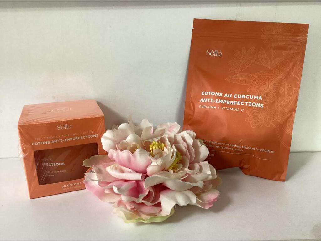 Disques démaquillants coton au curcuma pour imperfections et éclat du teint - Pharmacie Sainte-Luce Martinique